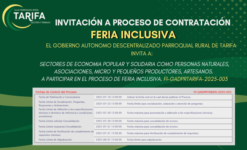 INVITACION A PROCESO DE CONTRATACION